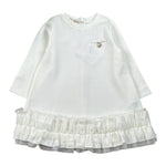 Liu Jo Abito Manica Lunga tinta unita Bianco per Neonata HF5033X BIANCO LIU JO 