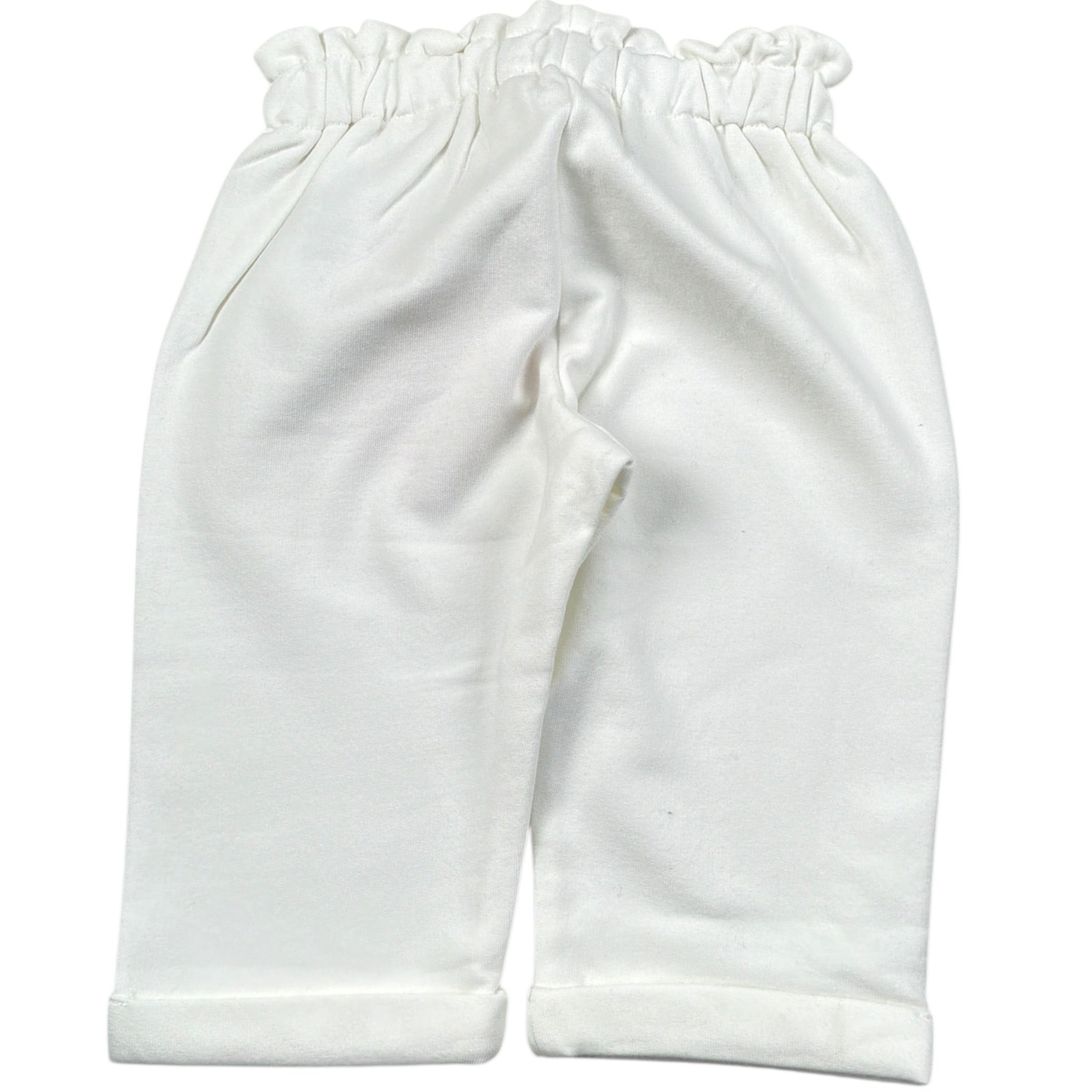 Liu Jo Pantalone tinta unita con Elastico In Vita Bianco per Neonata HF5050X BIANCO LIU JO 