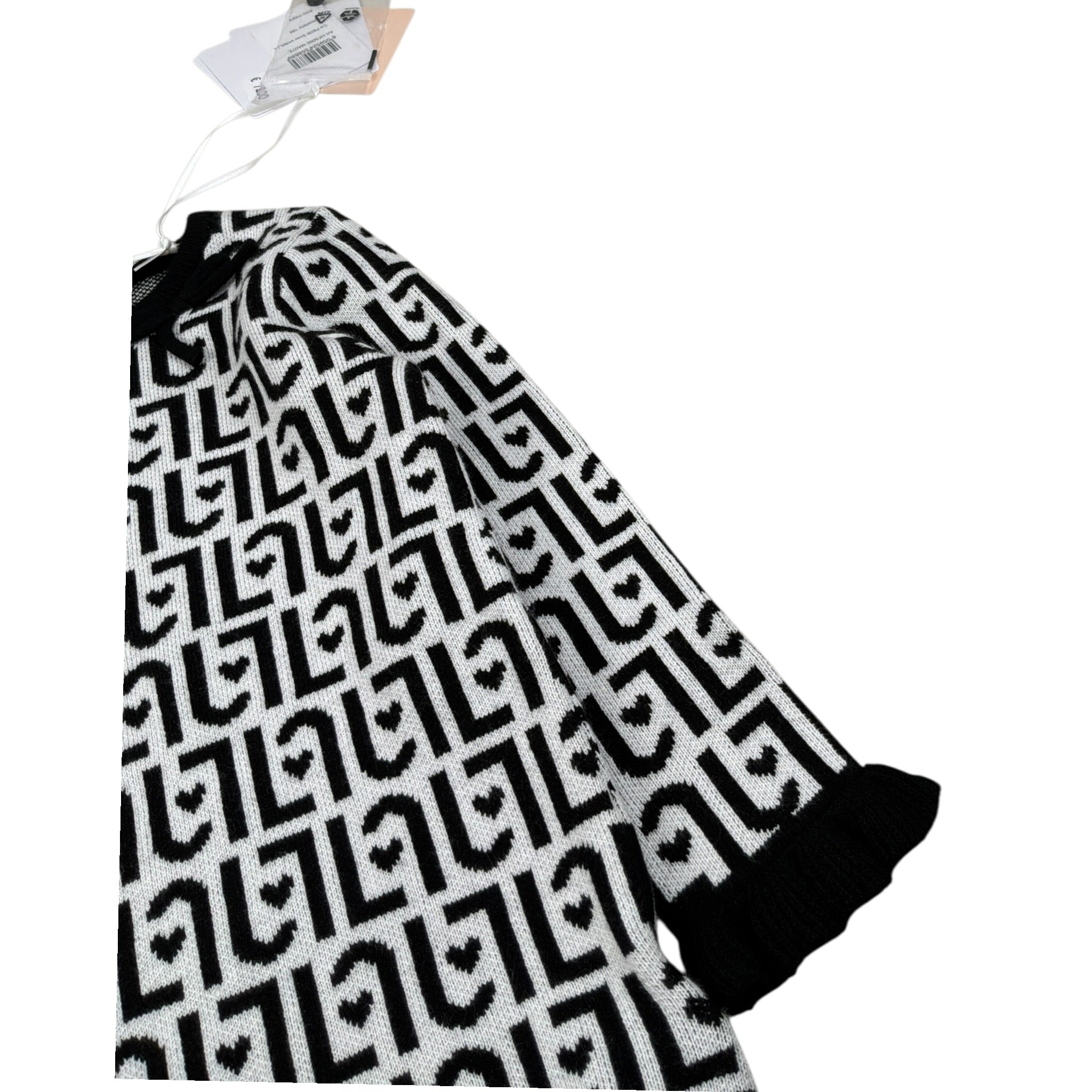 Liu Jo Abito Manica Lunga Stampa Fantasia Bianco per Neonata HF5055X BIANCO LIU JO 