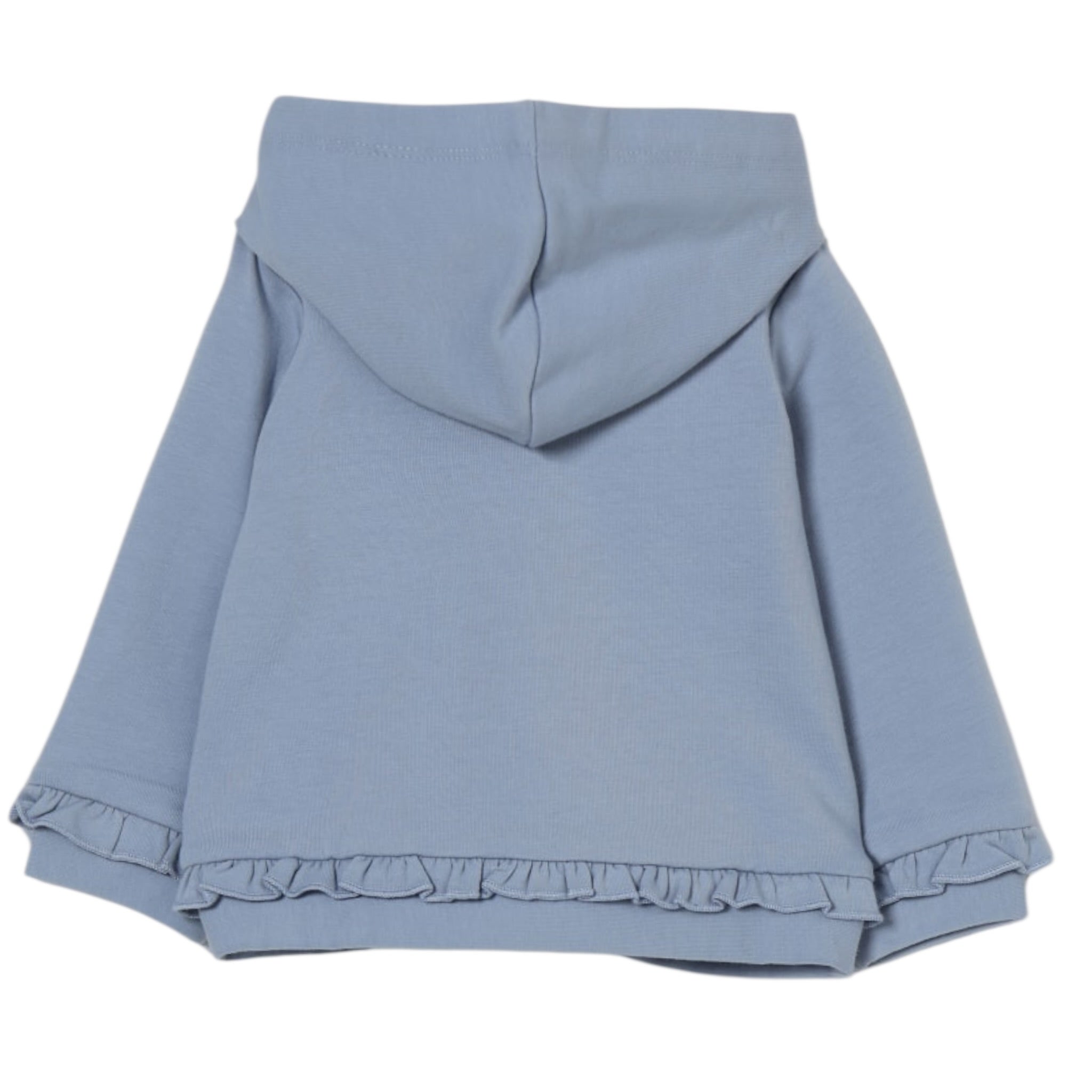 Liu Jo Felpa con Zip E Cappuccio tinta unita Azzurro per Neonata HF5063X AZZURRO LIU JO 