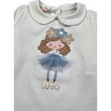 Liu Jo Shirt tinta unita con Colletto Panna per Neonata HF5067XX PANNA LIU JO 