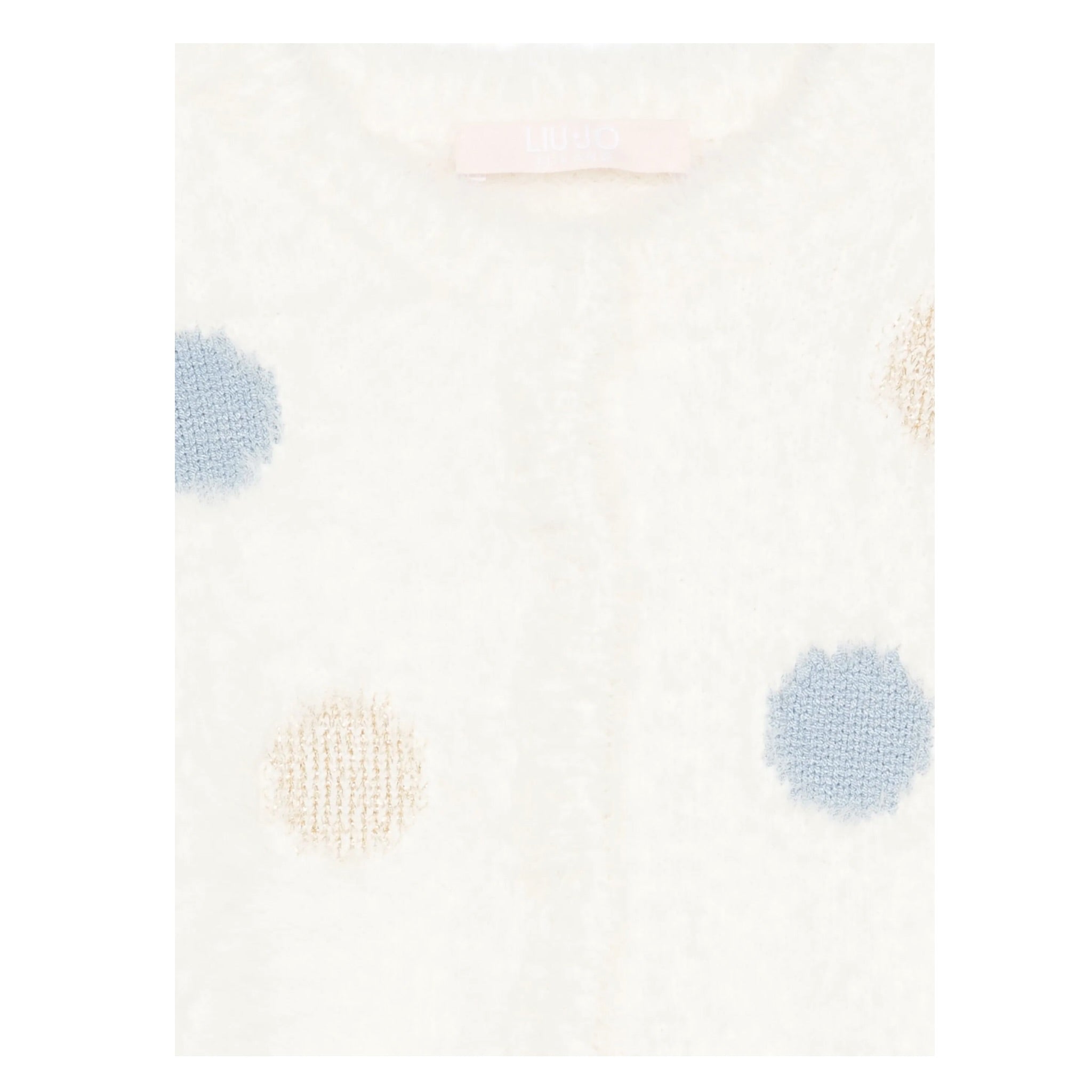 Liu Jo Cardigan tinta unita con Ricami Panna per Bambina HF5070 PANNA LIU JO 