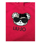 Liu Jo Shirt Girocollo tinta unita con Stampa Rosso per Neonata HF5078 ROSSO LIU JO 