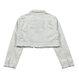Liu Jo Giubbino In Denim tinta unita Bianco per Bambina KA4027 BIANCO LIU JO 
