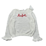Liu Jo Maglia tinta unita Traforata Bianco per Bambina KA4068 BIANCO LIU JO 
