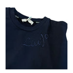 Liu Jo Felpa tinta unita con Maniche In Tulle Blu per Neonata KF3009N BLU LIU JO 