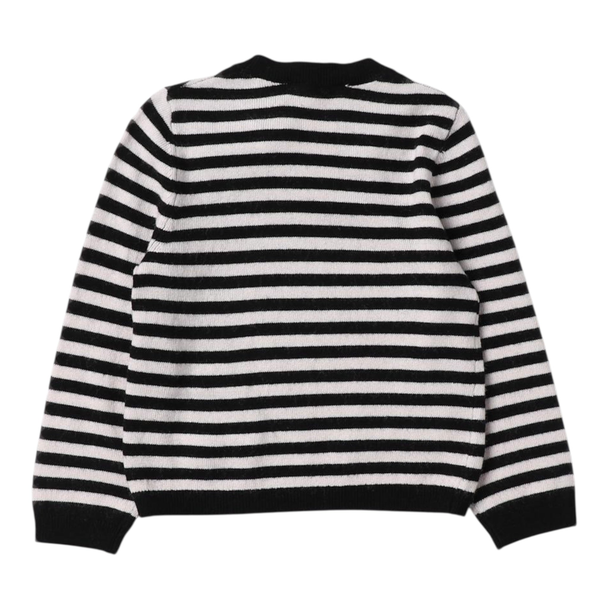 Liu Jo Maglia tinta unita con Fantasia A Righe Panna per Bambina KF3061 PANNA LIU JO 