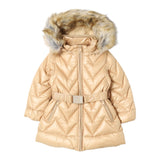 Liu Jo Giubbino tinta unita con Cappuccio Beige per Bambina KF4002 BEIGE LIU JO 