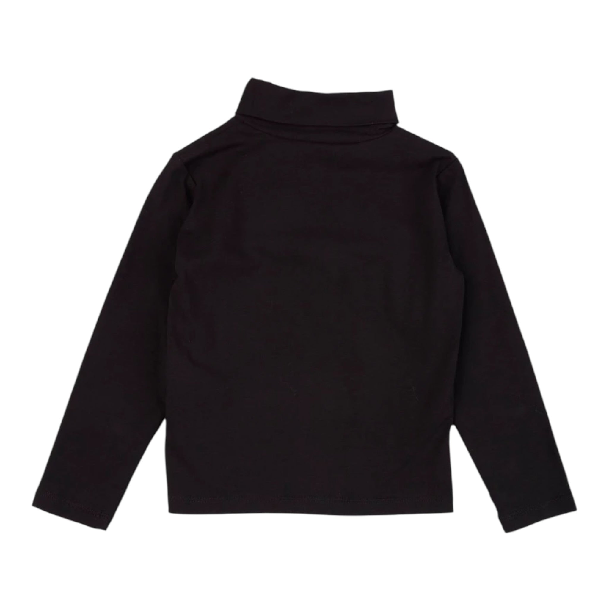 Liu Jo Shirt Collo Alto tinta unita con Logo Nero per Bambina KF4031J NERO LIU JO 