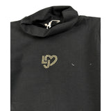 Liu Jo Shirt Collo Alto tinta unita con Logo Nero per Bambina KF4031J NERO LIU JO 