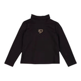 Liu Jo Shirt Collo Alto tinta unita con Logo Nero per Neonata KF4031 NERO LIU JO 