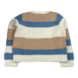 Liu Jo Maglia Tricolore con Fantasia A Righe Panna per Neonata KF4073N PANNA LIU JO 
