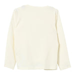 Liu Jo Shirt Collo Alto tinta unita con Paillettes Panna per Bambina KF4118 PANNA LIU JO 