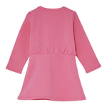 Liu Jo Abito Girocollo tinta unita con Brillantini Rosa per Neonata KF5004 ROSA LIU JO 