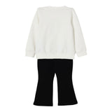 Liu Jo Completo 2Pz Felpa-Leggins Bicolore Panna/Nero per Bambina KF5006F0 PANNA/NERO LIU JO 