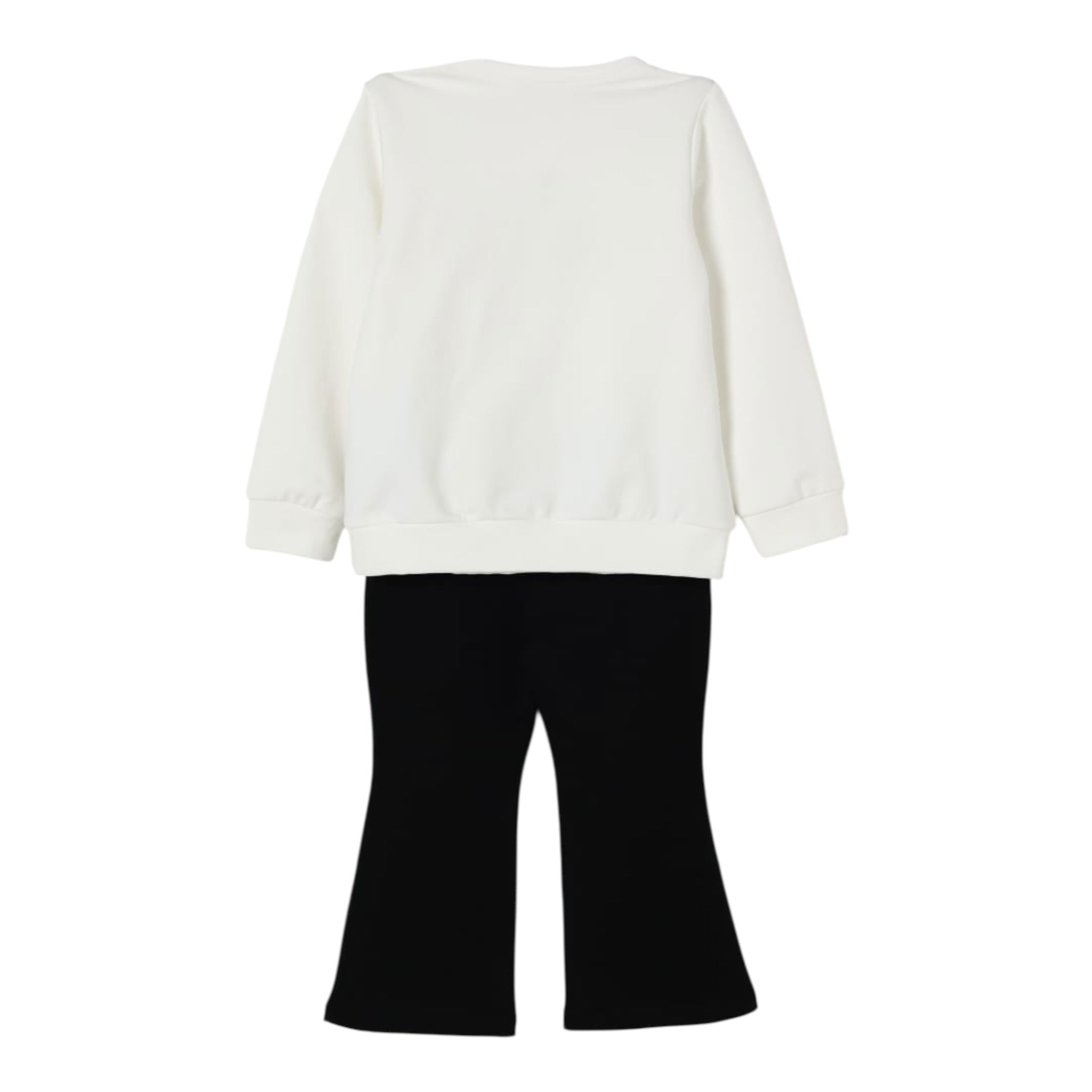 Liu Jo Completo 2Pz Felpa-Leggins Bicolore Bianco/Nero per Bambina KF5006X BIANCO/NERO LIU JO 