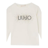 Liu Jo Shirt Girocollo tinta unita Panna per Bambina KF5011JXXX PANNA LIU JO 
