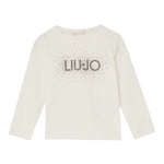 Liu Jo Shirt Girocollo tinta unita Panna per Neonata KF5011XXX PANNA LIU JO 
