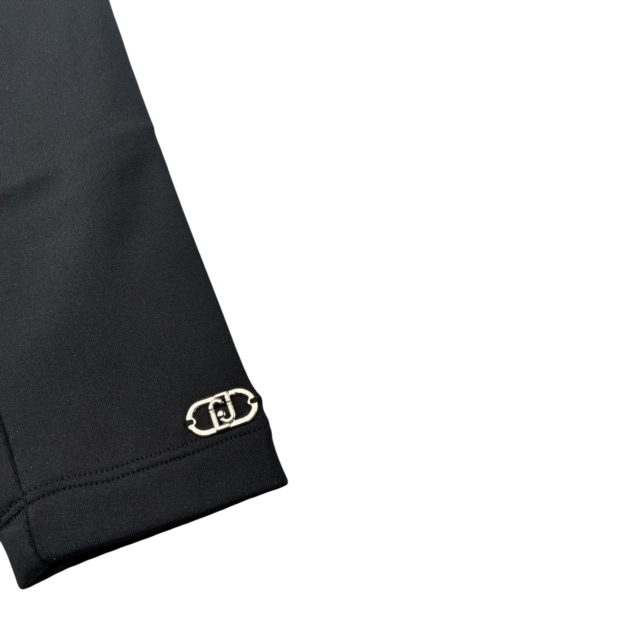 Liu Jo Leggins tinta unita con Logo Nero per Neonata KF5012XXX NERO LIU JO 