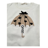 Liu Jo Maglia Girocollo tinta unita con Ricami Bianco per Bambina KF5027 BIANCO LIU JO 