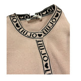Liu Jo Cardigan tinta unita con Loghi Rosa per Bambina KF5029 ROSA LIU JO 