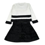 Liu Jo Completo 2 Pezzi Maglia-Gonna Bicolore Bianco/Nero per Bambina KF5030 BIANCO/NERO LIU JO 