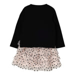 Liu Jo Completo 2 Pezzi Shirt-Gonna Nero/Rosa per Neonata KF5037 NERO/ROSA LIU JO 