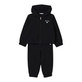 Liu Jo Completo 2 Pezzi Felpa-Pantalone tinta unita Nero per Neonata KF5044X NERO LIU JO 