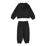 Liu Jo Completo 2 Pezzi Felpa-Pantalone tinta unita Nero per Neonata KF5044XX NERO LIU JO 