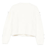 Liu Jo Maglia tinta unita con Applicazioni Bianco per Bambina KF5051JX BIANCO LIU JO 