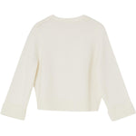 Liu Jo Maglia Girocollo tinta unita con Brillantini Panna per Neonata KF5055XXX PANNA LIU JO 