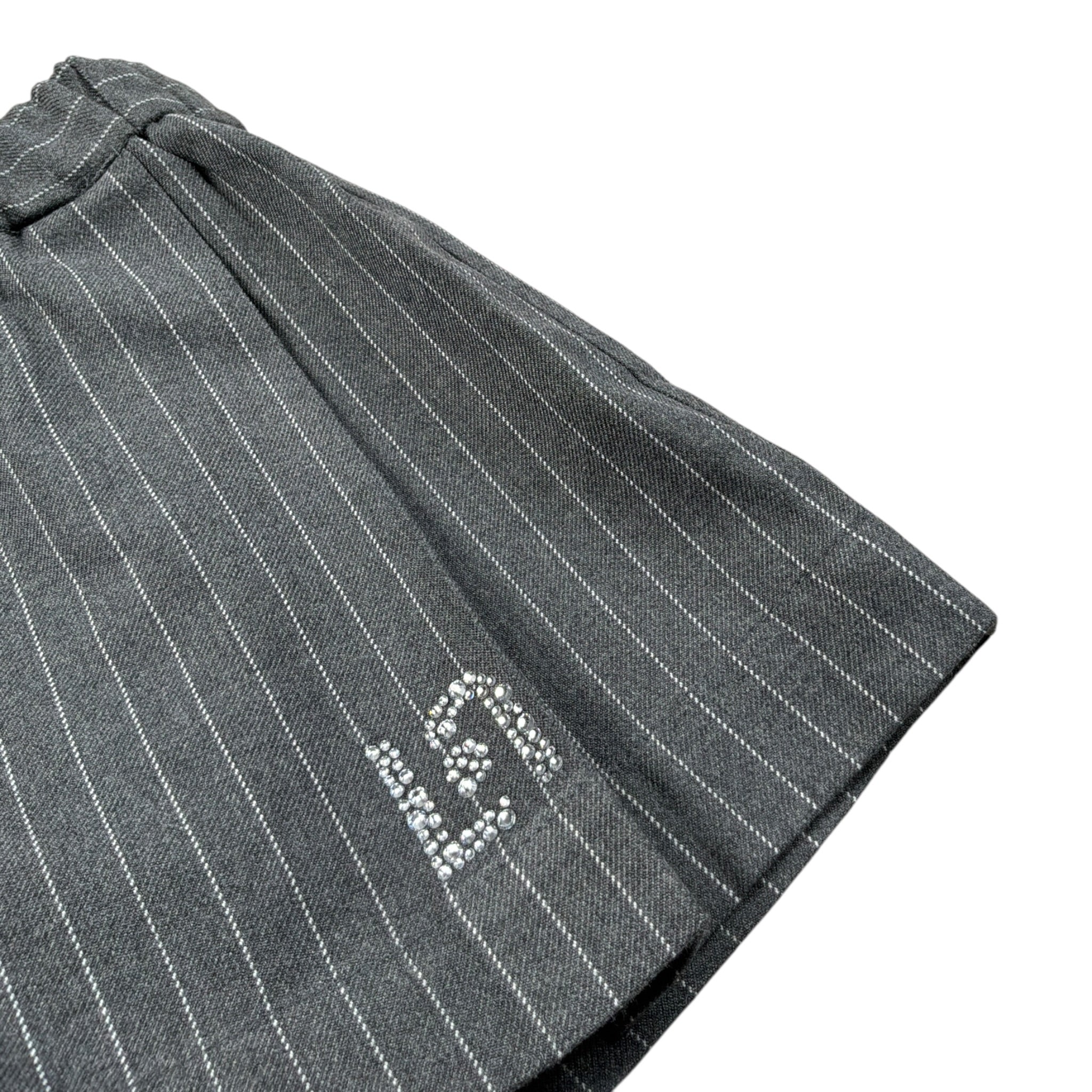 Liu Jo Short tinta unita con Fantasia A Righe Grigio per Bambina KF5064XXXXJ GRIGIO LIU JO 