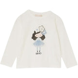 Liu Jo Shirt Girocollo tinta unita con Brillantini Bianco per Neonata KF5076XX BIANCO LIU JO 