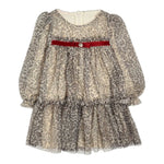 Liu Jo Abito Manica Lunga Fantasia Maculata Beige per Bambina KF5102X BEIGE LIU JO 