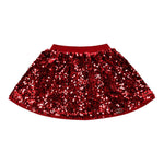 Liu Jo Gonna tinta unita con Paillettes Rosso per Bambina KF5105X ROSSO LIU JO 