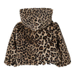Liu Jo Pelliccia con Cappuccio Fantasia Maculata Beige per Bambina KF5106 BEIGE LIU JO 