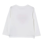 Liu Jo Shirt Girocollo tinta unita con Stampa Bianco per Neonata KF5117N BIANCO LIU JO 