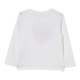 Liu Jo Shirt Girocollo tinta unita con Stampa Bianco per Neonata KF5117N BIANCO LIU JO 