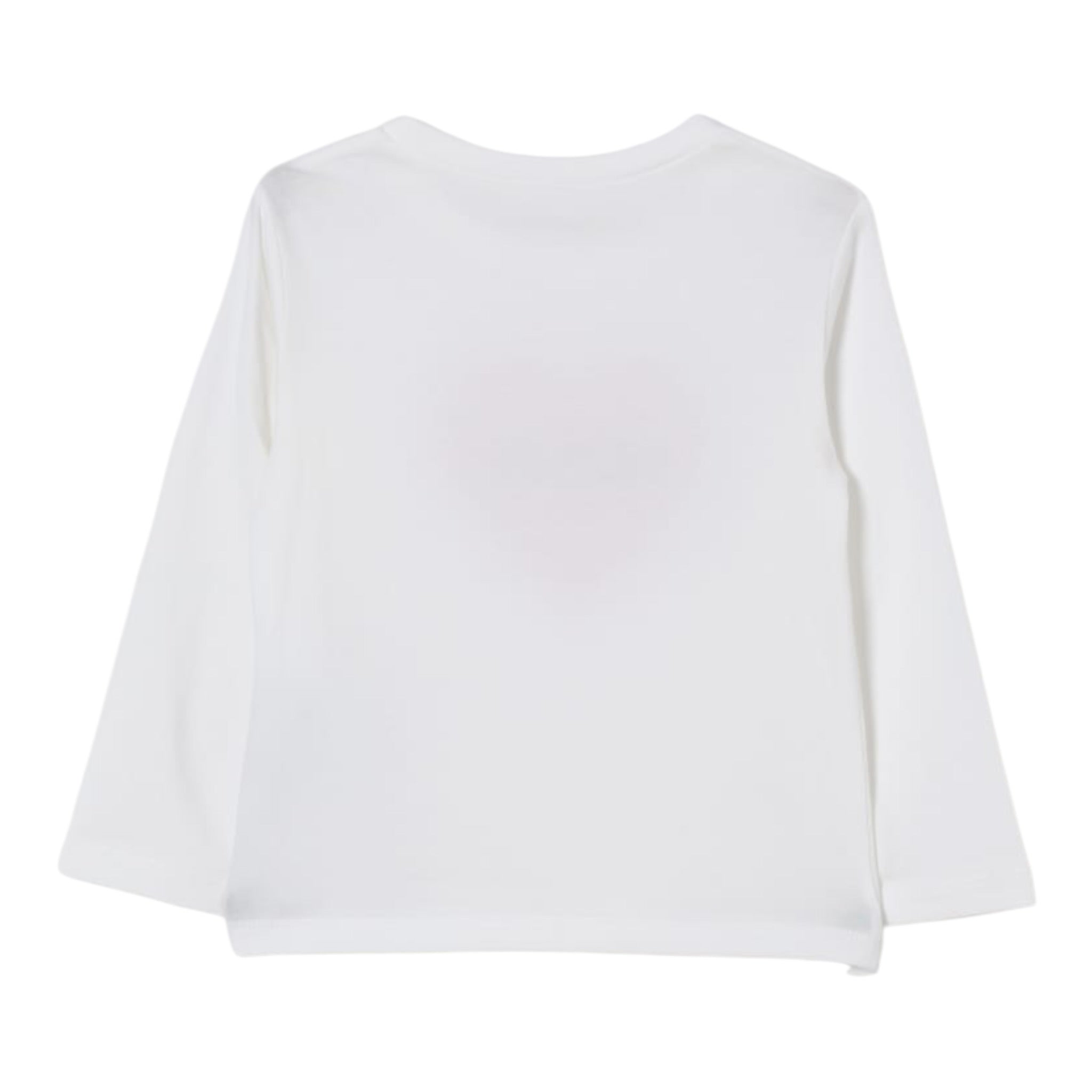 Liu Jo Shirt Girocollo tinta unita con Stampa Bianco per Neonata KF5117N BIANCO LIU JO 