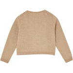 Liu Jo Maglia Girocollo tinta unita con Ricami Beige per Bambina KF5122 BEIGE LIU JO 