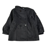 Liu Jo Cappotto tinta unita con Cappuccio Nero per Bambina KF5127X NERO LIU JO 
