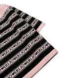 Liu Jo Abito Manica Lunga tinta unita con Logo Rosa per Bambina KF5130XX ROSA LIU JO 