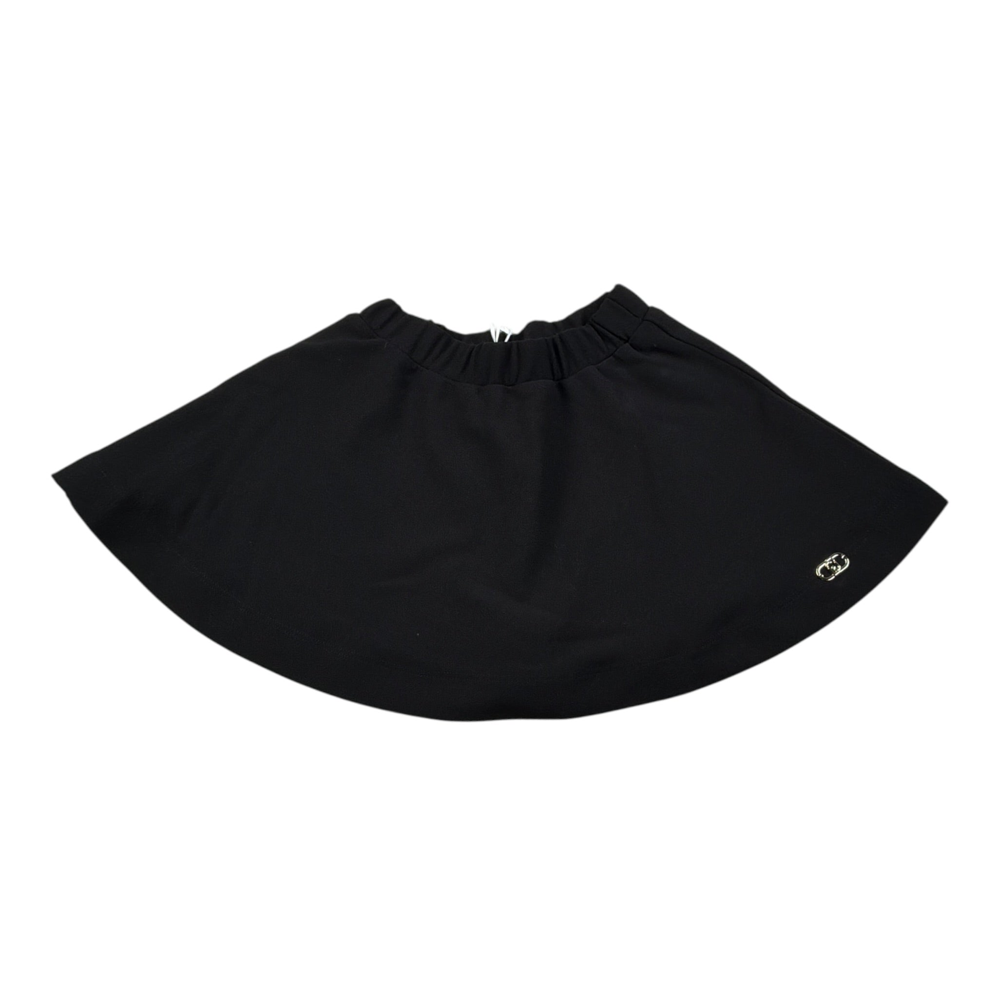 Liu Jo Gonna tinta unita con Elastico In Vita Nero per Neonata LF5085N NERO LIU JO 
