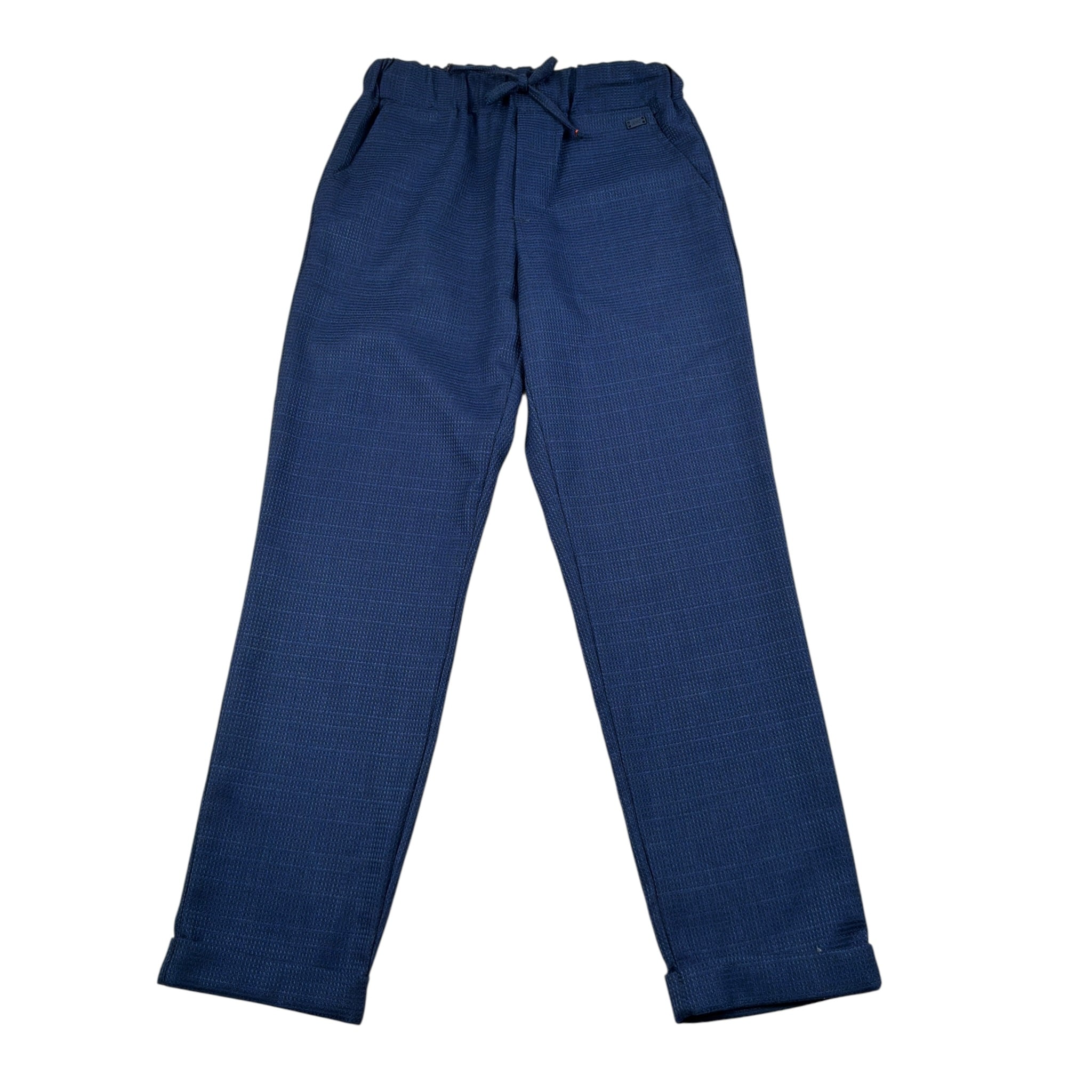 Liu Jo Pantalone tinta unita con Elastico In Vita Blu per Bambino QA3076 BLU LIU JO 