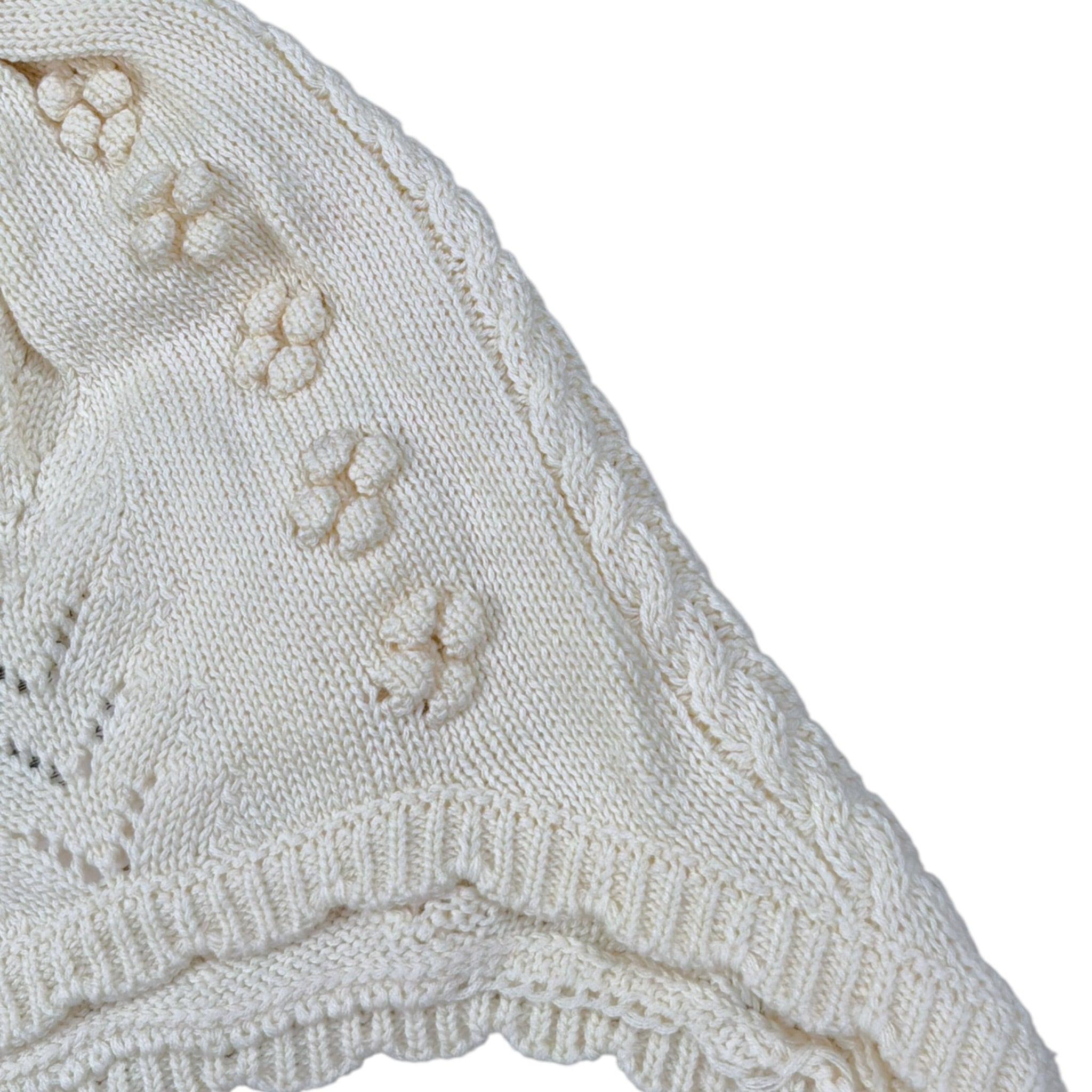 Louise Misha Cappello tinta unita con Pon Pon Panna per Bambina GACW25B0007 PANNA LOUISE MISHA 