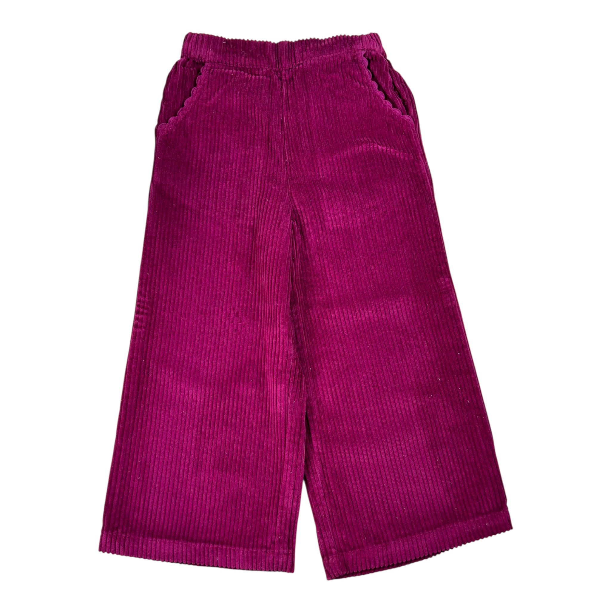 Louise Misha Pantalone tinta unita con Elastico In Vita Magenta per Bambina GRIW25P0195 MAGENTA LOUISE MISHA 