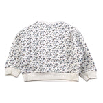 Louise Misha Felpa tinta unita con Stampa Fiori Panna per Bambina GRPW25S0070 PANNA LOUISE MISHA 