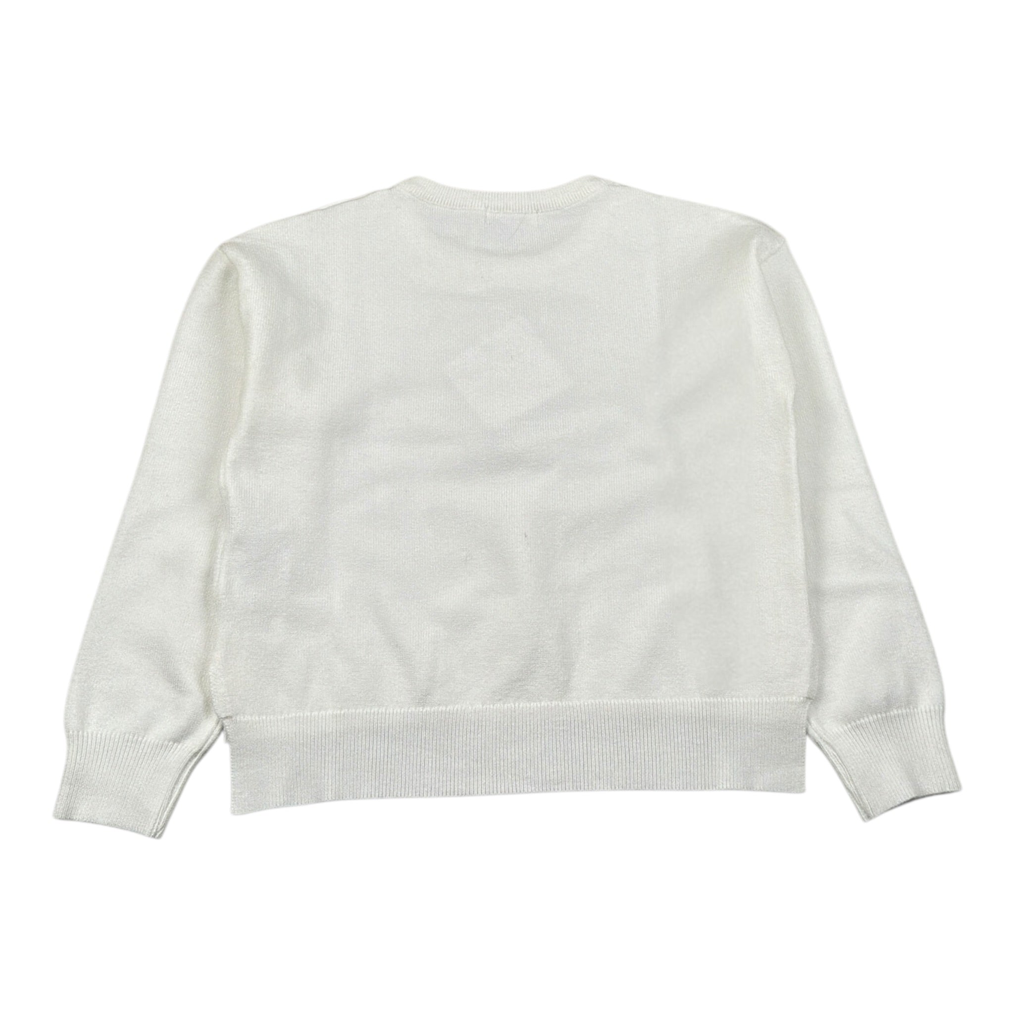 Lu Lu By Miss Grant Maglia tinta unita Girocollo Bianco per Bambina LL0743 BIANCO LU LU BY MISS GRANT 