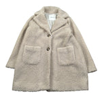 Lu Lu By Miss Grant Cappotto tinta unita Beige per Bambina LL2402 BEIGE LU LU BY MISS GRANT 