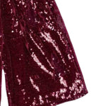 Lu Lu By Miss Grant Short tinta unita con Paillettes Bordeaux per Bambina LL3728 BORDEAUX LU LU BY MISS GRANT 